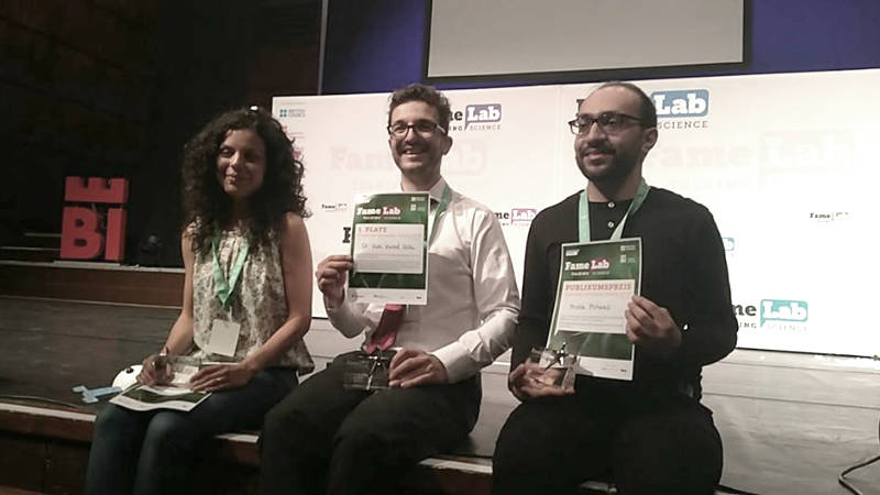 The winners of the FameLab Germany finals